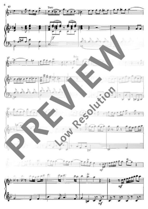 Concerto No. 5 op. 10/5 RV 434 韋瓦第 協奏曲 長笛加鋼琴 朔特版 | 小雅音樂 Hsiaoya Music