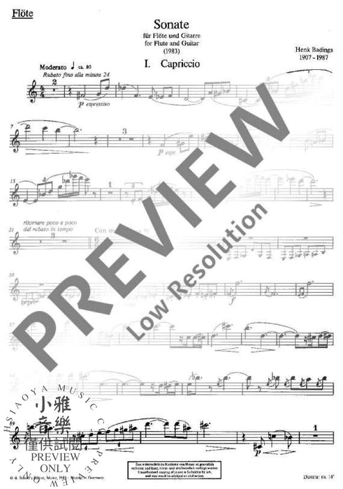 Sonata 混和二重奏 奏鳴曲 朔特版 | 小雅音樂 Hsiaoya Music