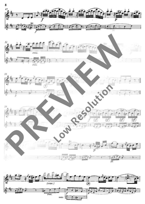Sonata D Major KV 300h, 374d, 189a 莫札特 奏鳴曲大調 雙長笛 朔特版 | 小雅音樂 Hsiaoya Music