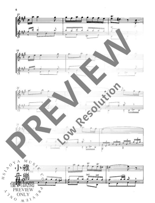 Sonata A major op. 16/4 巴赫約翰‧克里斯提安 混和二重奏 奏鳴曲大調 朔特版 | 小雅音樂 Hsiaoya Music