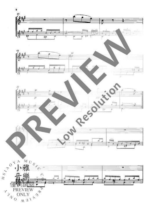 Sonata A major op. 16/4 巴赫約翰‧克里斯提安 混和二重奏 奏鳴曲大調 朔特版 | 小雅音樂 Hsiaoya Music