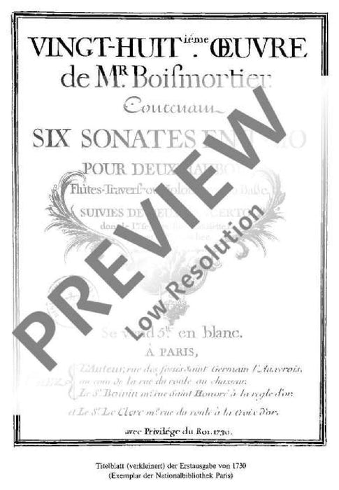 Trio Sonata F major op. 28/5 玻瓦莫提耶 三重奏鳴曲大調 雙小提琴加鋼琴 朔特版 | 小雅音樂 Hsiaoya Music