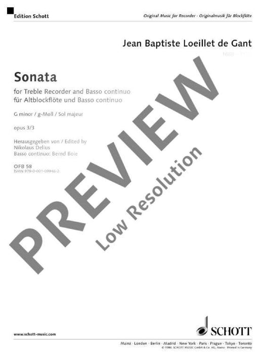 Sonata op. 3 No. 3 G minor 奏鳴曲 小調 小提琴加鋼琴 朔特版 | 小雅音樂 Hsiaoya Music