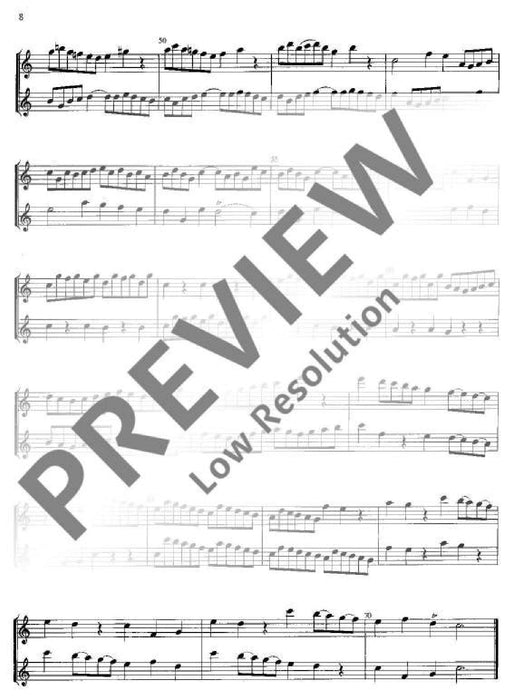6 Sonatas op. 2 Vol. 2 No. 3-4 泰勒曼 奏鳴曲 雙長笛 朔特版 | 小雅音樂 Hsiaoya Music