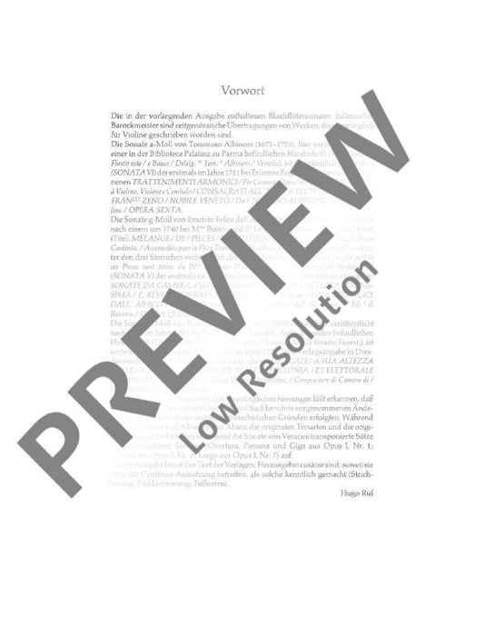 3 Sonatas of the Italian Baroque 奏鳴曲 巴洛克 長笛加鋼琴 朔特版 | 小雅音樂 Hsiaoya Music