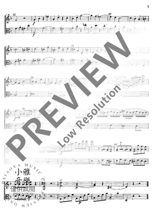 6 Sonatas Hob.VI: 1-6 Issue 2 弦樂二重奏 奏鳴曲 朔特版 | 小雅音樂 Hsiaoya Music