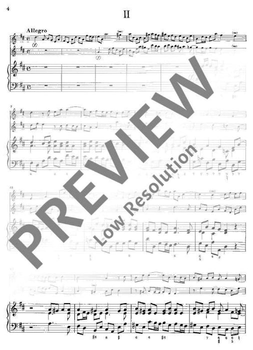 Trio Sonata D Major op. 2/11 三重奏鳴曲大調 雙小提琴加鋼琴 朔特版 | 小雅音樂 Hsiaoya Music
