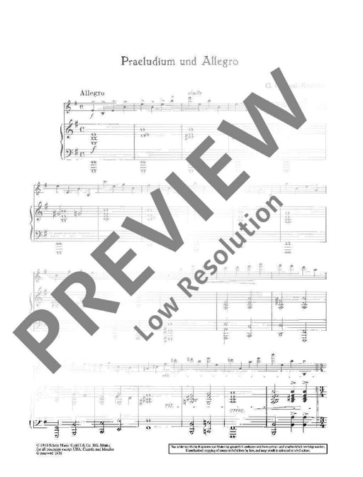 Praeludium and Allegro in Style of Gaetano Pugnani 克萊斯勒 前奏與快板風格 小提琴加鋼琴 朔特版 | 小雅音樂 Hsiaoya Music