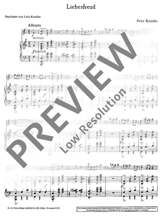 Liebesfreud Alt-Wiener Tanzweisen I 克萊斯勒 愛之喜 小提琴加鋼琴 朔特版 | 小雅音樂 Hsiaoya Music