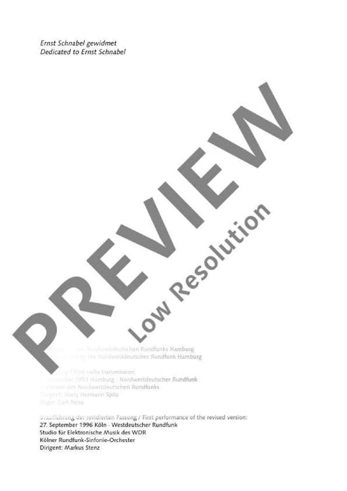 Das Ende einer Welt Eine Rundfunkoper mit Prolog und Epilog 亨采 總譜 朔特版 | 小雅音樂 Hsiaoya Music