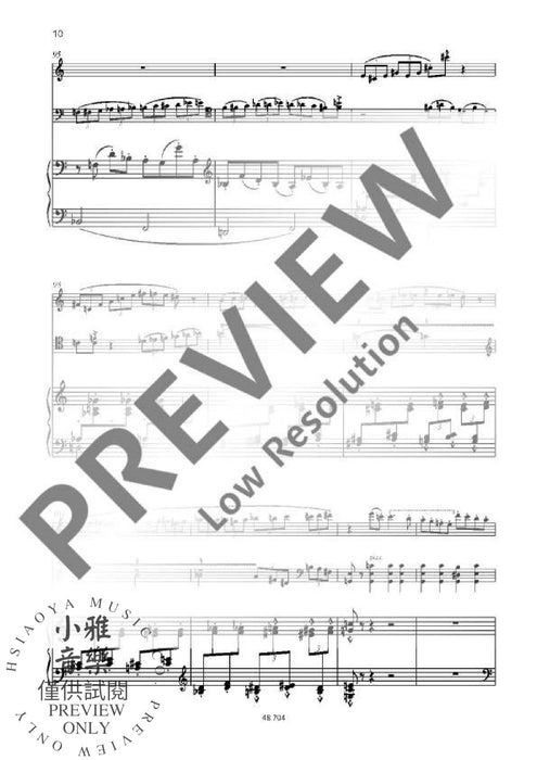 Trio for flute, violoncello and piano 鋼琴三重奏大提琴鋼琴 朔特版 | 小雅音樂 Hsiaoya Music