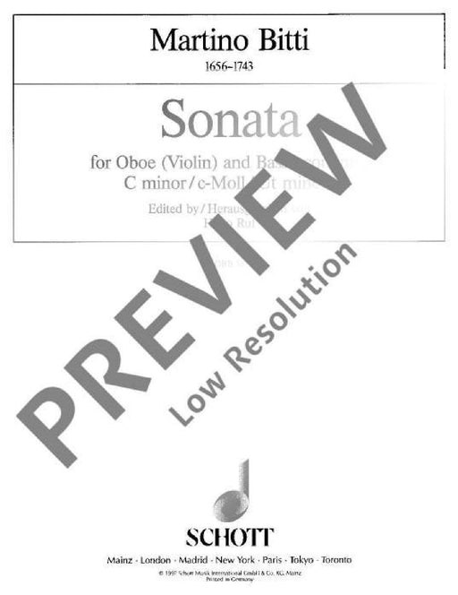 Sonata in C minor 奏鳴曲 小調 小提琴加鋼琴 朔特版 | 小雅音樂 Hsiaoya Music