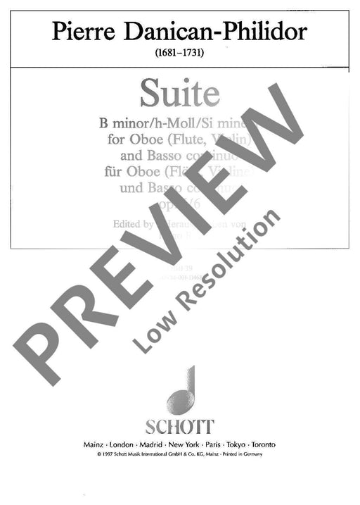 Suite B minor op. 1/6 組曲小調 小提琴加鋼琴 朔特版 | 小雅音樂 Hsiaoya Music