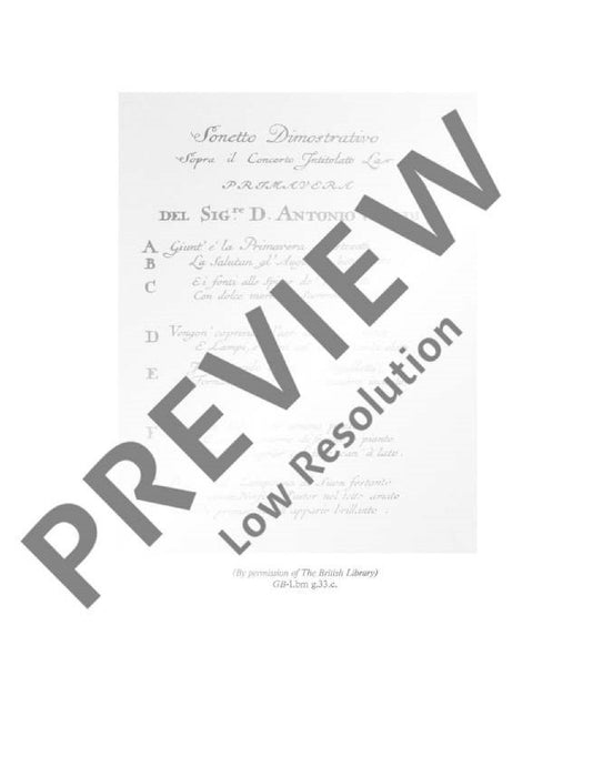 The Four Seasons op. 8/1 RV 269 / PV 241 Spring E Major 韋瓦第 四季 大調 小提琴加鋼琴 朔特版 | 小雅音樂 Hsiaoya Music