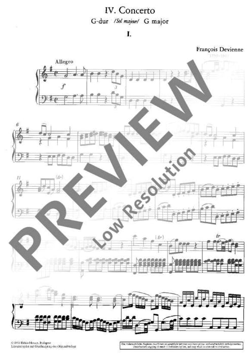 Concerto No. 4 G major 戴維安 協奏曲 大調 長笛加鋼琴 朔特版 | 小雅音樂 Hsiaoya Music