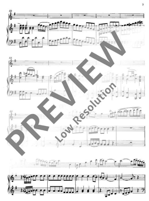 Concerto No. 4 G major 戴維安 協奏曲 大調 長笛加鋼琴 朔特版 | 小雅音樂 Hsiaoya Music