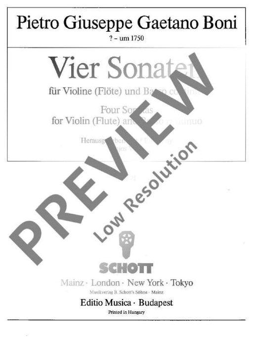 Four Sonatas op. 2 奏鳴曲 小提琴加鋼琴 朔特版 | 小雅音樂 Hsiaoya Music