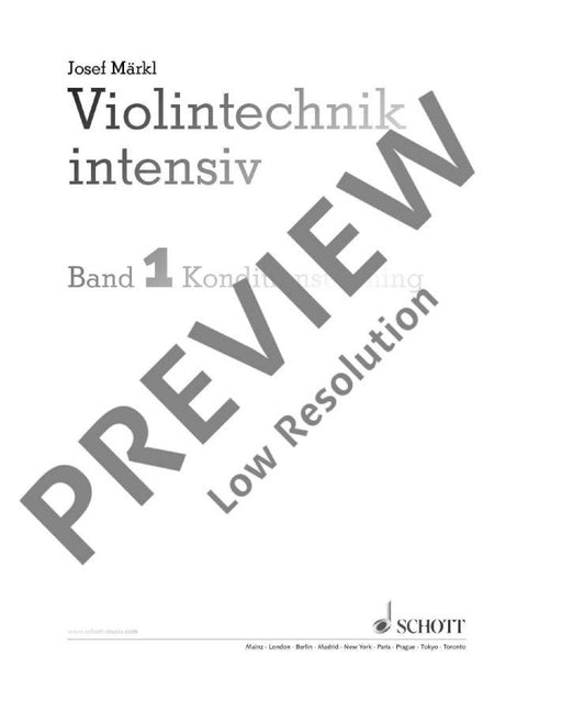 Violin Technique Band 1 Konditionstraining 小提琴 小提琴練習曲 朔特版 | 小雅音樂 Hsiaoya Music