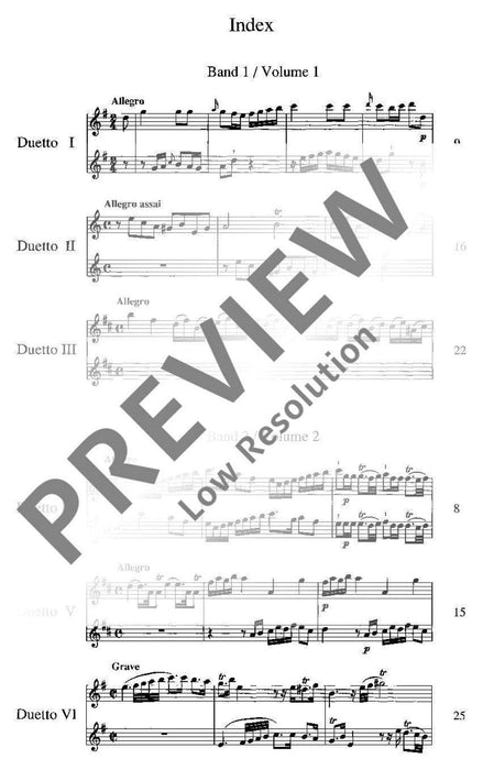 Six Duets op. 2 Heft 1 Duets 1-3 況茲 二重奏 二重奏 雙長笛 朔特版 | 小雅音樂 Hsiaoya Music