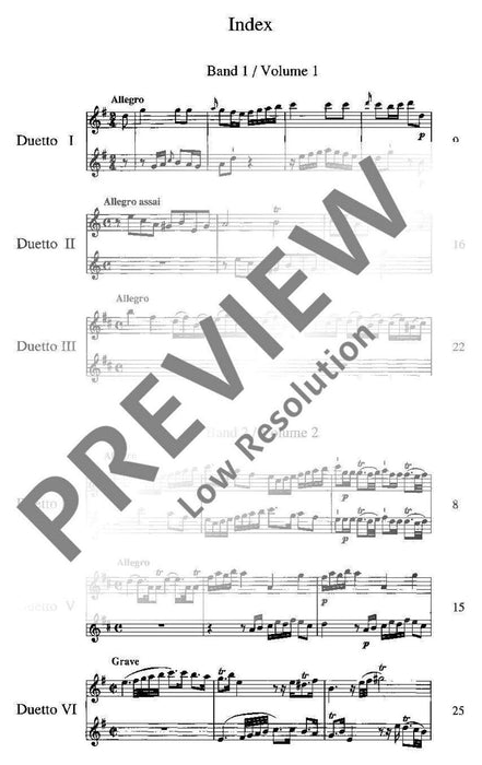 Six Duets op. 2 Heft 2 Duets 4-6 況茲 二重奏 二重奏 雙長笛 朔特版 | 小雅音樂 Hsiaoya Music