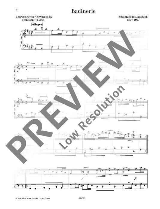 Famous Pieces Ten Arrangements 巴赫約翰‧瑟巴斯提安 小品 編曲 鋼琴獨奏 朔特版 | 小雅音樂 Hsiaoya Music