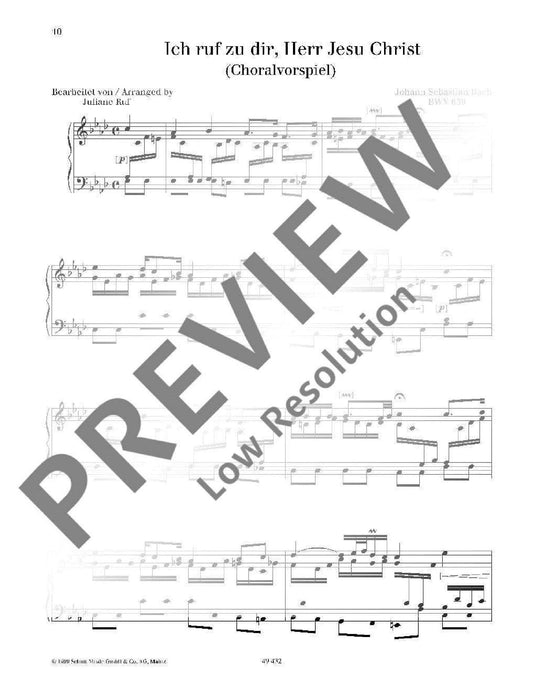 Famous Pieces Ten Arrangements 巴赫約翰‧瑟巴斯提安 小品 編曲 鋼琴獨奏 朔特版 | 小雅音樂 Hsiaoya Music