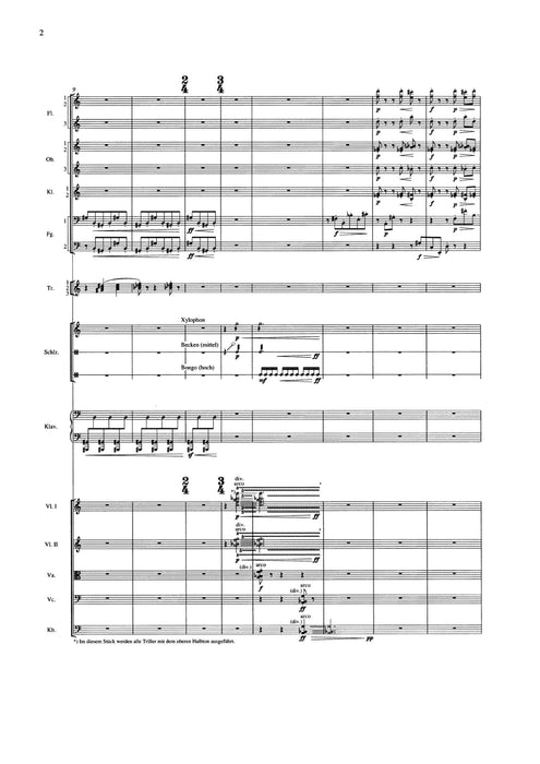 Ballet Variations Choreographic poem 亨采 芭蕾變奏曲 總譜 朔特版 | 小雅音樂 Hsiaoya Music