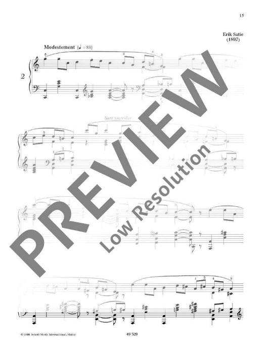 Piano Works Vol. 3 薩悌 鋼琴 鋼琴獨奏 朔特版 | 小雅音樂 Hsiaoya Music