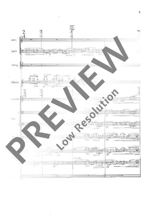 Ode an eine Äolsharfe Music for Guitar solo and 15 Solo Instruments 亨采 頌歌 吉他 樂器 總譜 朔特版 | 小雅音樂 Hsiaoya Music