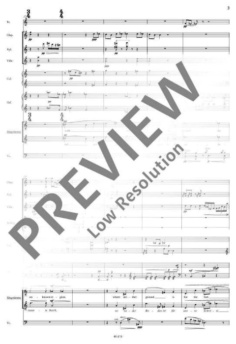 Whispers from Heavenly Death Cantata for high voice and piano (or eight instrumentalists) 亨采 清唱劇 人聲鋼琴 樂器 總譜 朔特版 | 小雅音樂 Hsiaoya Music