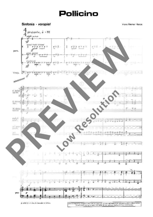 Pollicino Musical fairytale 亨采 總譜 朔特版 | 小雅音樂 Hsiaoya Music