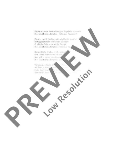 Wiegenlied der Mutter Gottes Words by Lope de Vega (German by Artur Altschul) 亨采 總譜 朔特版 | 小雅音樂 Hsiaoya Music