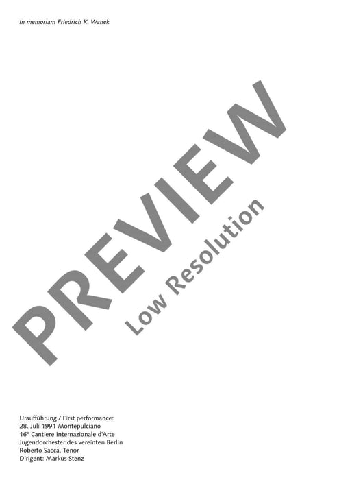 Two Concert Arias Words by Heinz von Cramer 亨采 音樂會詠唱調 總譜 朔特版 | 小雅音樂 Hsiaoya Music