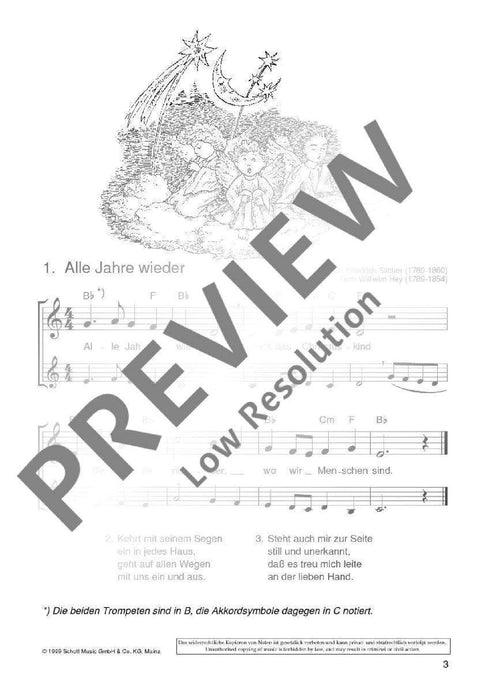 Die schönsten Weihnachtslieder sehr leicht bearbeitet 小號獨奏 朔特版 | 小雅音樂 Hsiaoya Music