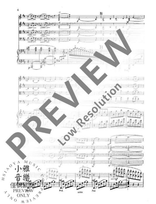 Quintet op. 68 鋼琴五重奏 朔特版 | 小雅音樂 Hsiaoya Music