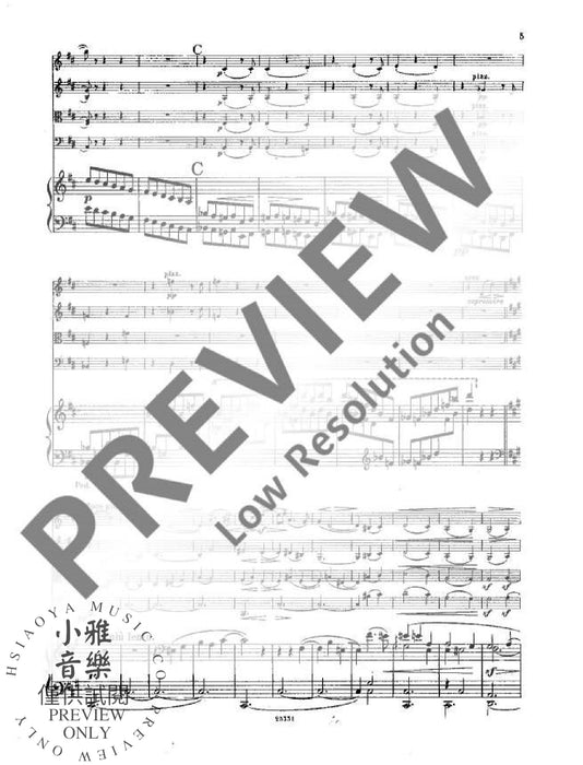 Quintet op. 68 鋼琴五重奏 朔特版 | 小雅音樂 Hsiaoya Music