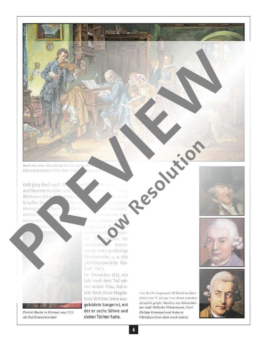 Ein Streifzug durch Leben und Werk mit leichten Originalstücken und Bearbeitungen 巴赫約翰‧瑟巴斯提安 鋼琴獨奏 朔特版 | 小雅音樂 Hsiaoya Music