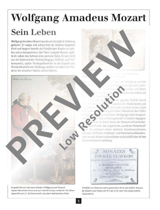 Ein Streifzug durch Leben und Werk mit leichten Originalstücken und Bearbeitungen 莫札特 鋼琴獨奏 朔特版 | 小雅音樂 Hsiaoya Music