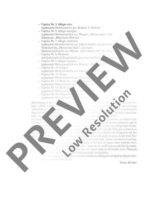 20 Caprices 克羅爾．卡爾 隨想曲 豎笛獨奏 朔特版 | 小雅音樂 Hsiaoya Music