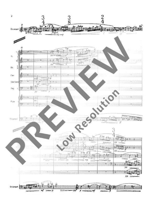 Concerto per contrabbasso ed orchestra 亨采 協奏曲 管弦樂團 總譜 朔特版 | 小雅音樂 Hsiaoya Music