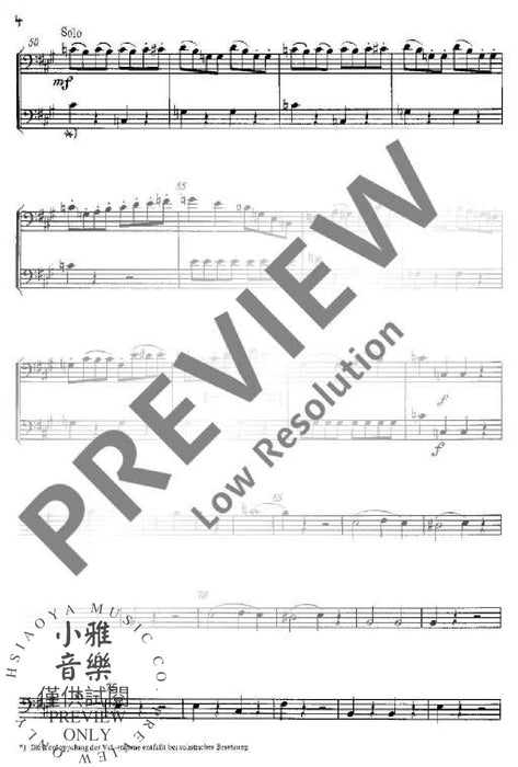 Sonata per archi No. 2 A Major 弦樂四重奏 奏鳴曲大調 朔特版 | 小雅音樂 Hsiaoya Music