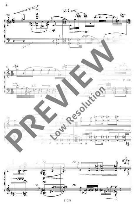 Preludes to Tristan 亨采 前奏曲崔斯坦 鋼琴獨奏 朔特版 | 小雅音樂 Hsiaoya Music