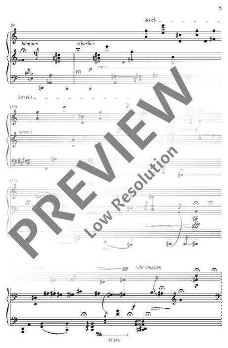 Preludes to Tristan 亨采 前奏曲崔斯坦 鋼琴獨奏 朔特版 | 小雅音樂 Hsiaoya Music