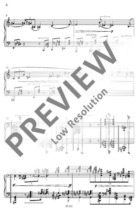 Preludes to Tristan 亨采 前奏曲崔斯坦 鋼琴獨奏 朔特版 | 小雅音樂 Hsiaoya Music