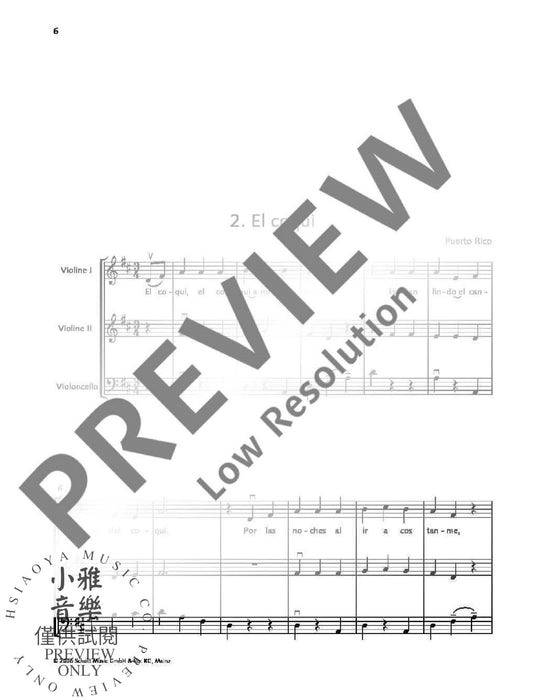 A journey around the world Songs from around the world 弦樂三重奏 歌 朔特版 | 小雅音樂 Hsiaoya Music