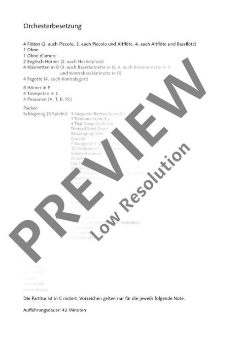 Sinfonia N. 10 in four movements for large orchestra 亨采 交響曲 樂章 管弦樂團 總譜 朔特版 | 小雅音樂 Hsiaoya Music