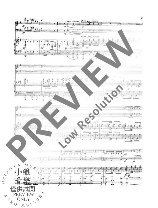 Suite in Tanzform op. 43 鋼琴三重奏 組曲 朔特版 | 小雅音樂 Hsiaoya Music