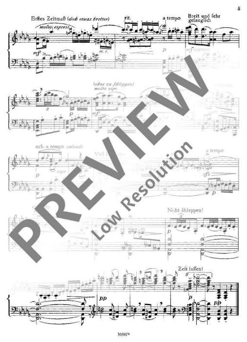 Three Pieces op. 11 from the music to Shakespeare's Much Ado about Nothing 康戈爾德 小品 鋼琴獨奏 朔特版 | 小雅音樂 Hsiaoya Music