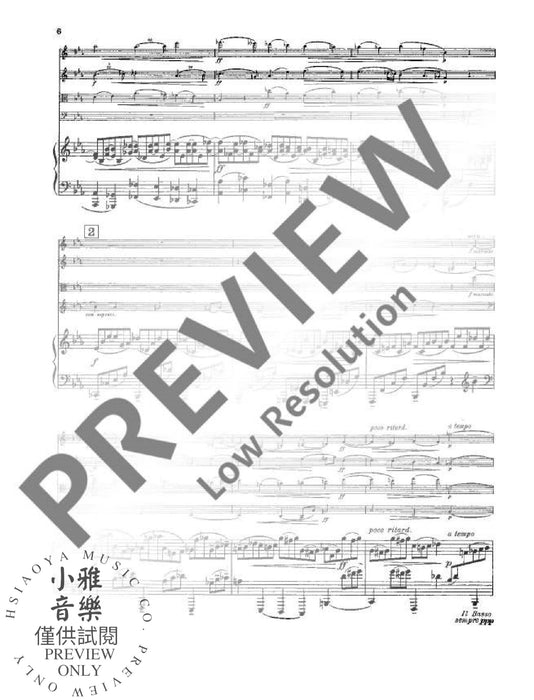 Quintet No. 1 C Minor o.Op. Nachgelassenes Klavierquintett ohne Opus 鋼琴五重奏小調五重奏作品 朔特版 | 小雅音樂 Hsiaoya Music