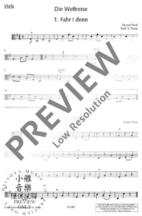 A journey around the world Songs from around the world 弦樂三重奏 歌 朔特版 | 小雅音樂 Hsiaoya Music